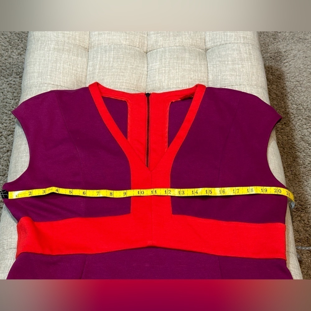 Narciso Rodriguez for DesigNation Sheath Dress - Size XL - Plum/Red - EUC - Picture 6 of 12